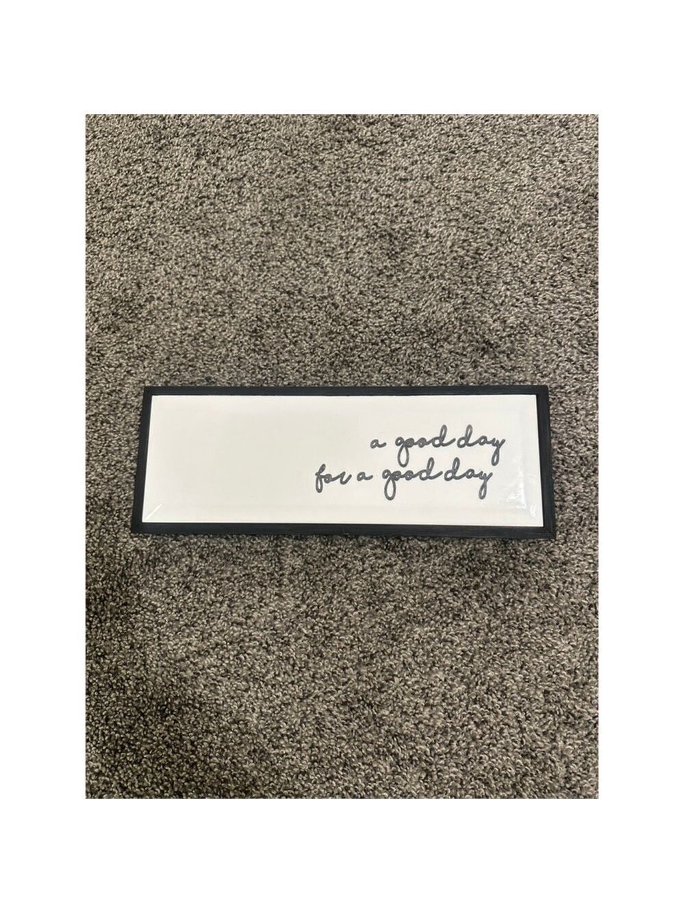 Hobby Lobby White Black Sign